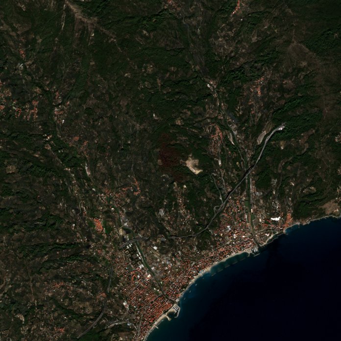 The area after the fire, October 12, 2026