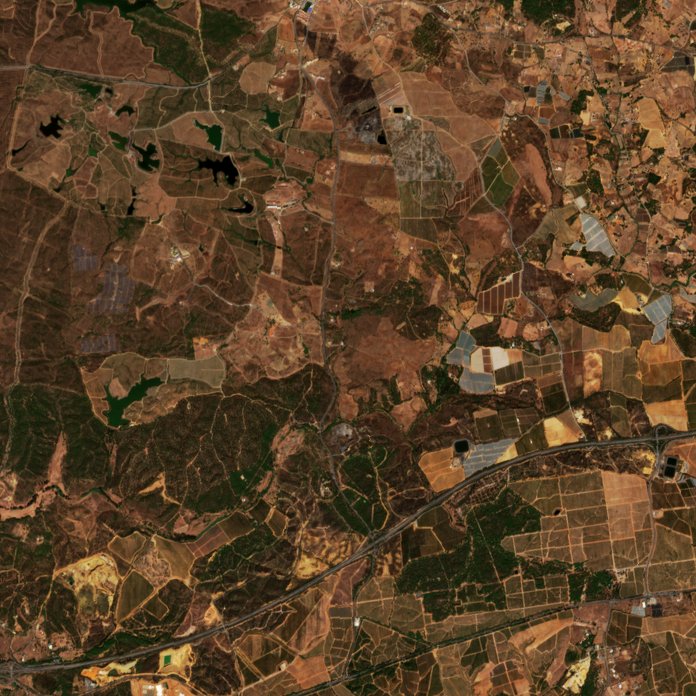 The area before the fire, September 12, 2026