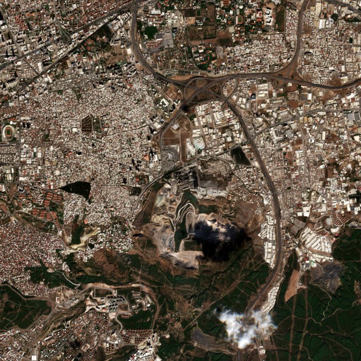 The area after the fire, October 18, 2026