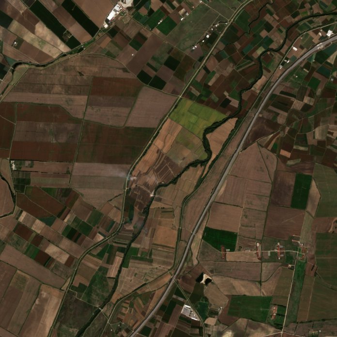 The area after the fire, October 10, 2026