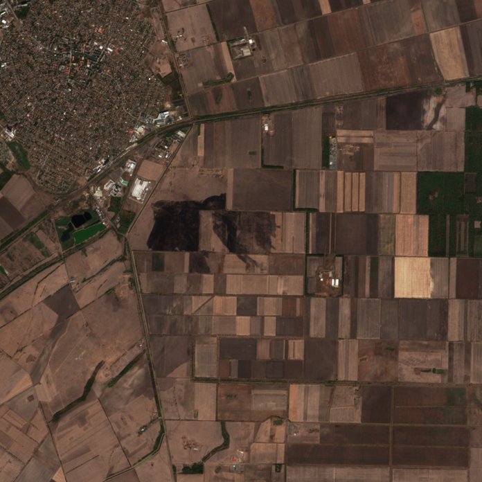 The area after the fire, September 27, 2026