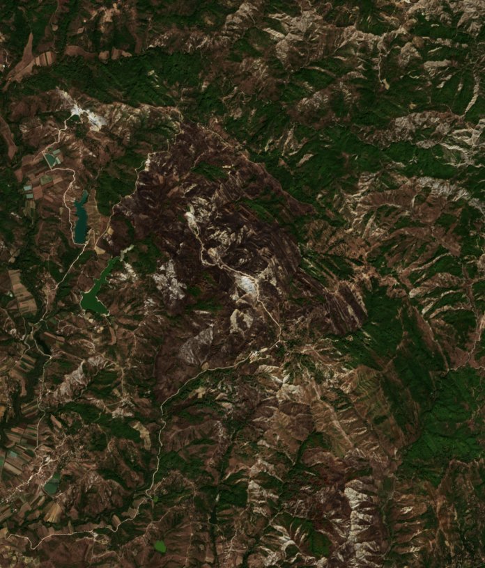 The area after the fire, September 14, 2026