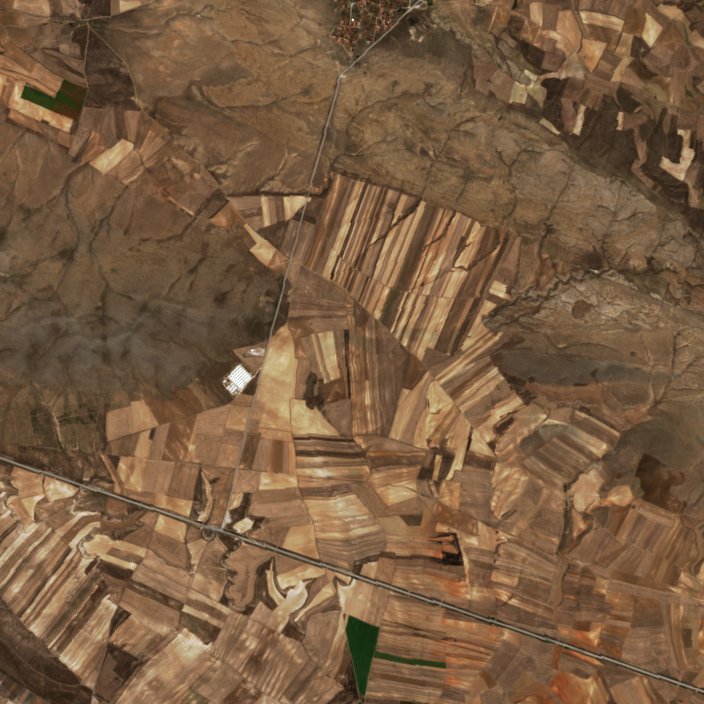The area after the fire, October 10, 2026