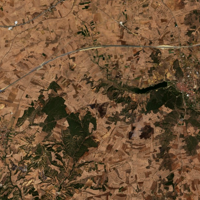 The area after the fire, October 10, 2026