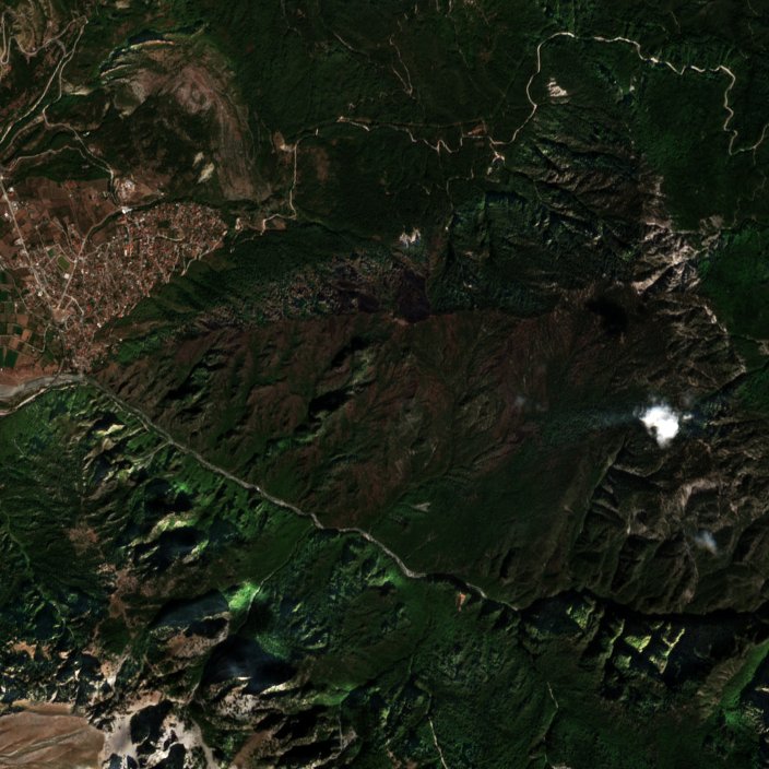 The area after the fire, September 17, 2026