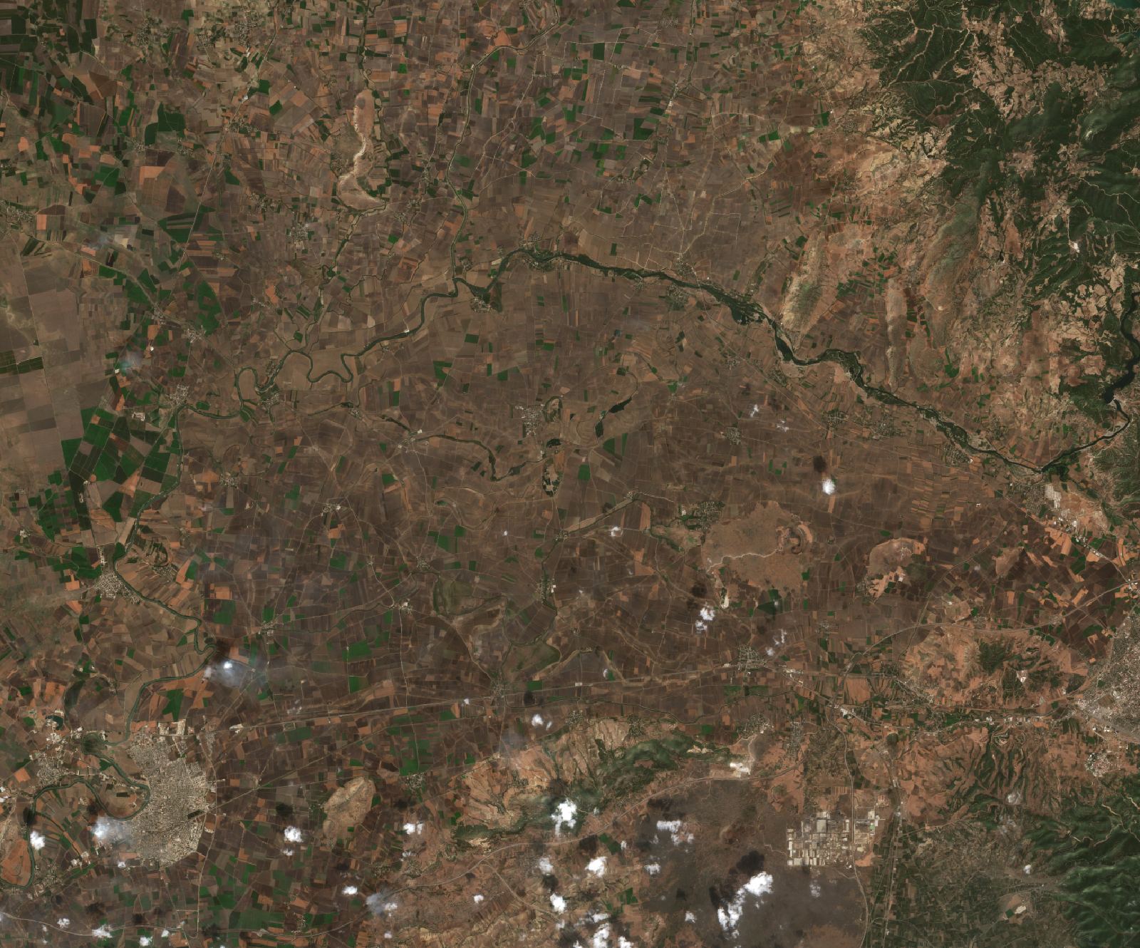 The area after the fire, September 19, 2015