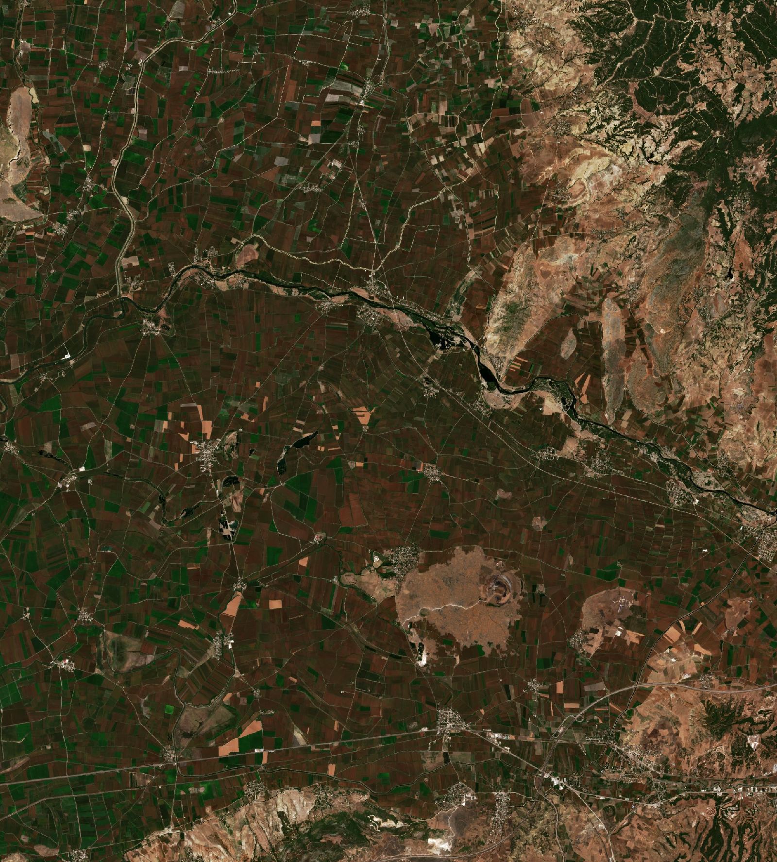 The area before the fire, July 25, 2016