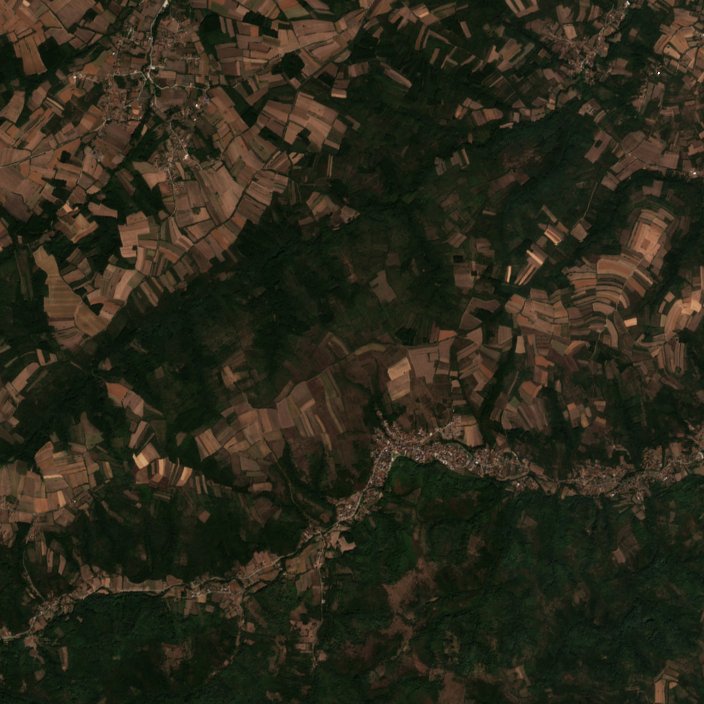 The area before the fire, September 7, 2026