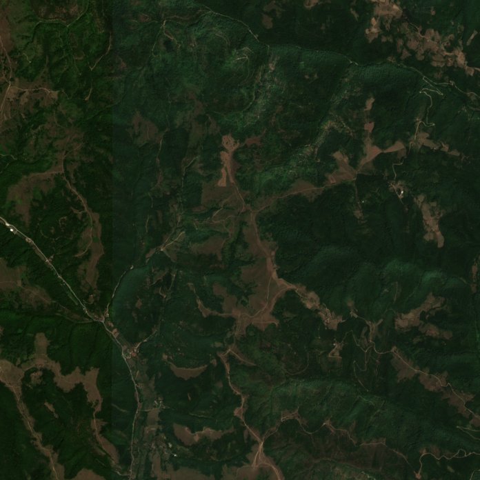 The area before the fire, August 13, 2026