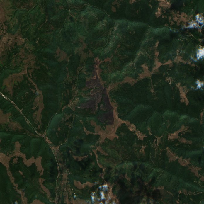 The area after the fire, August 23, 2026
