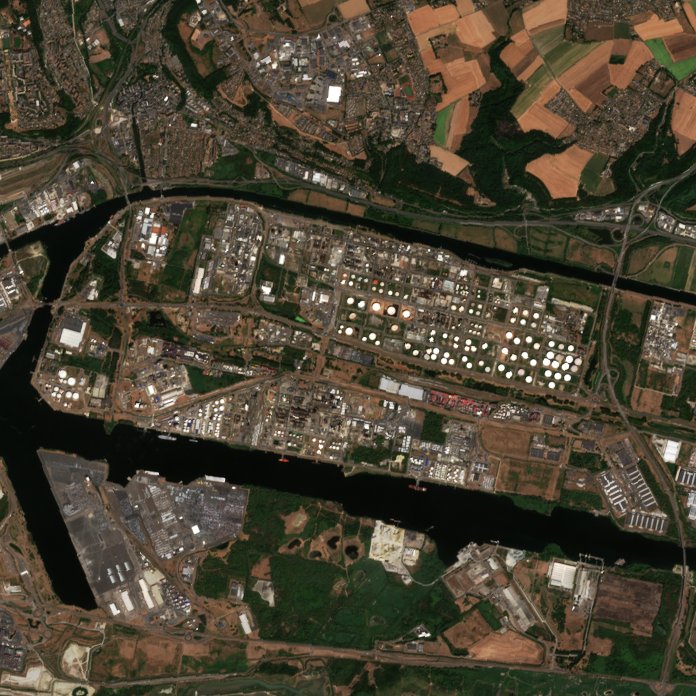 The area before the fire, August 12, 2026