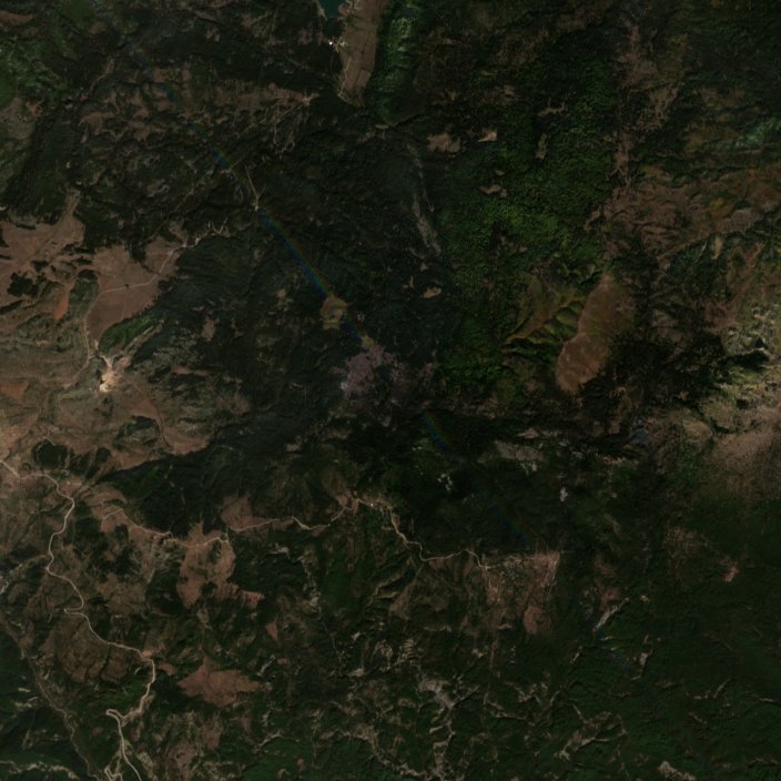 The area after the fire, October 7, 2026