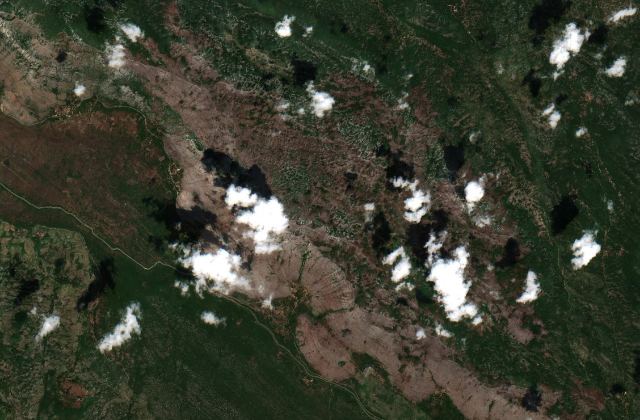 Satellite view near Ljubinje