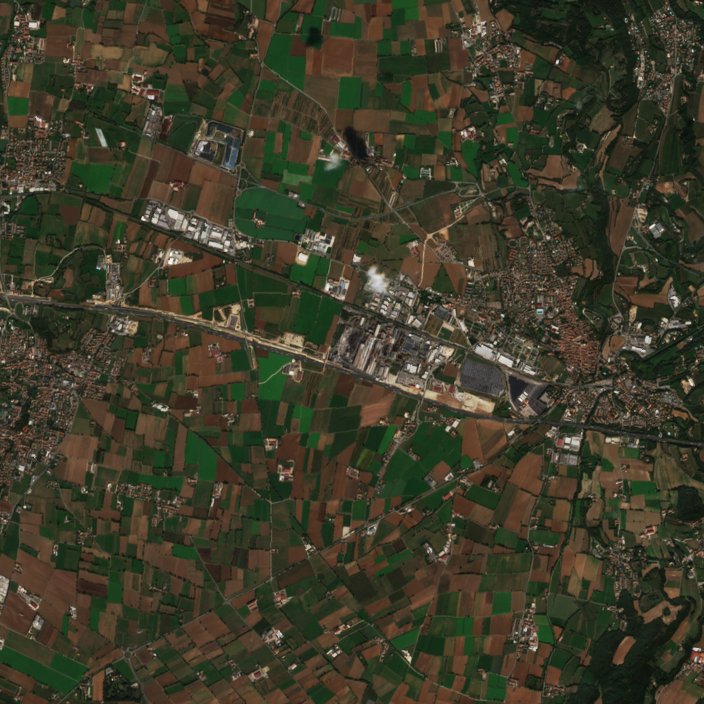 The area after the fire, October 14, 2026