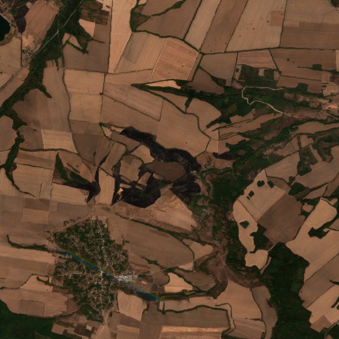 The area after the fire, October 8, 2026