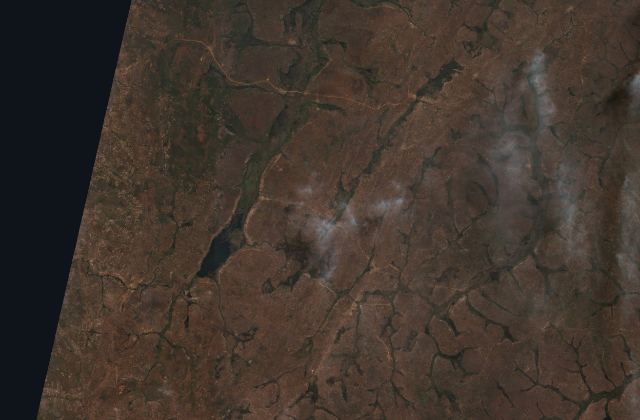 Satellite view in Zambia