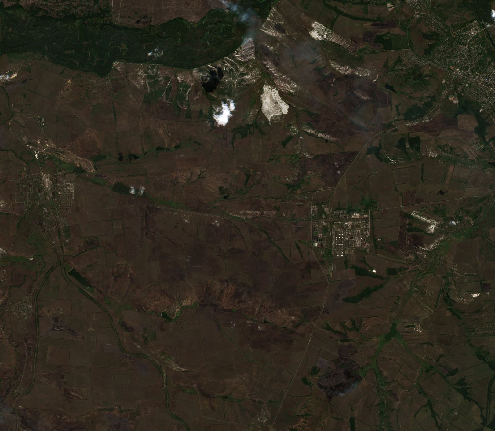 The area after the fire, August 25, 2026