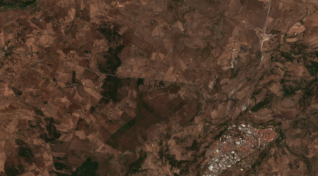 The area before the fire, August 23, 2026