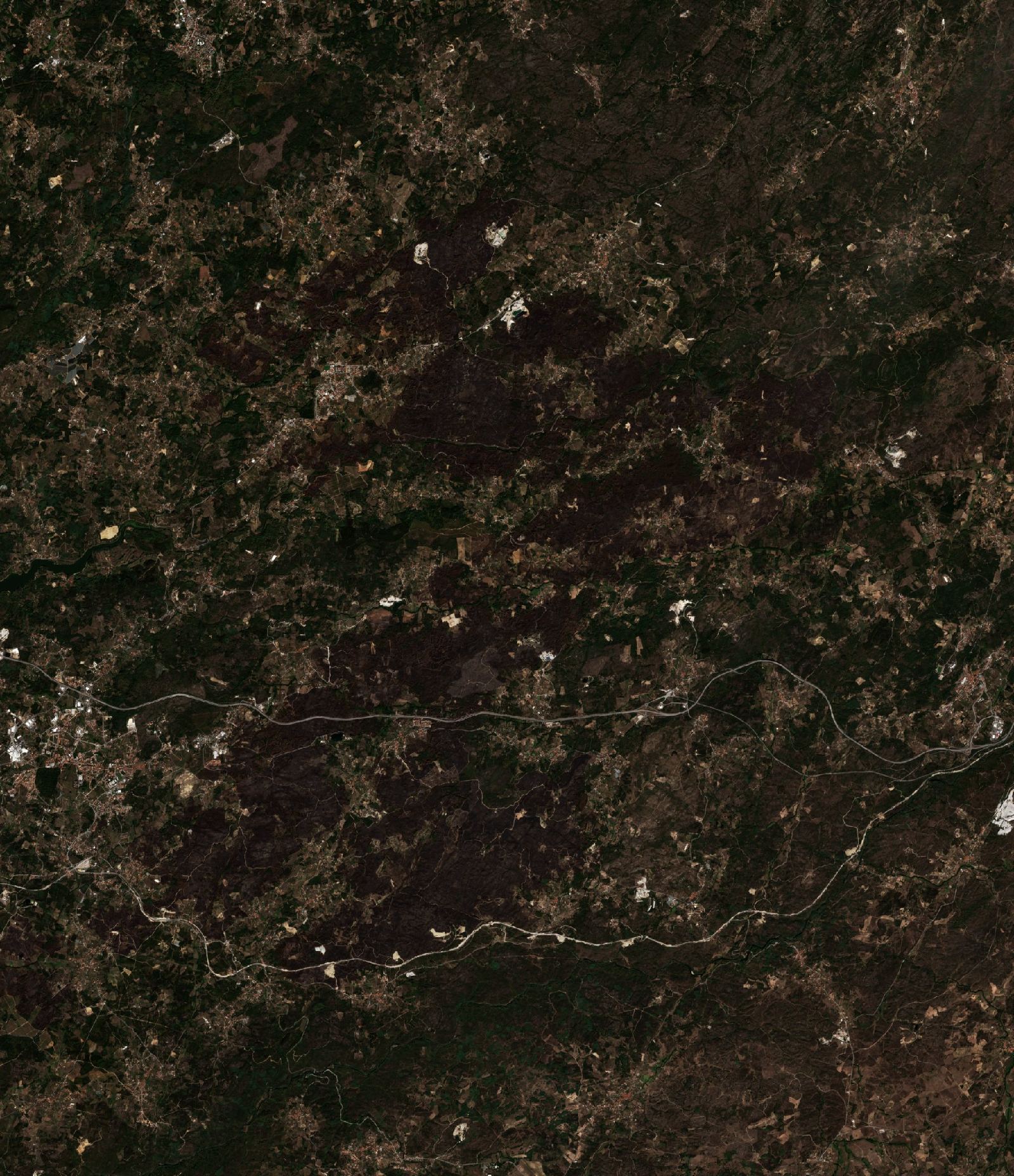 The area after the fire, September 30, 2024
