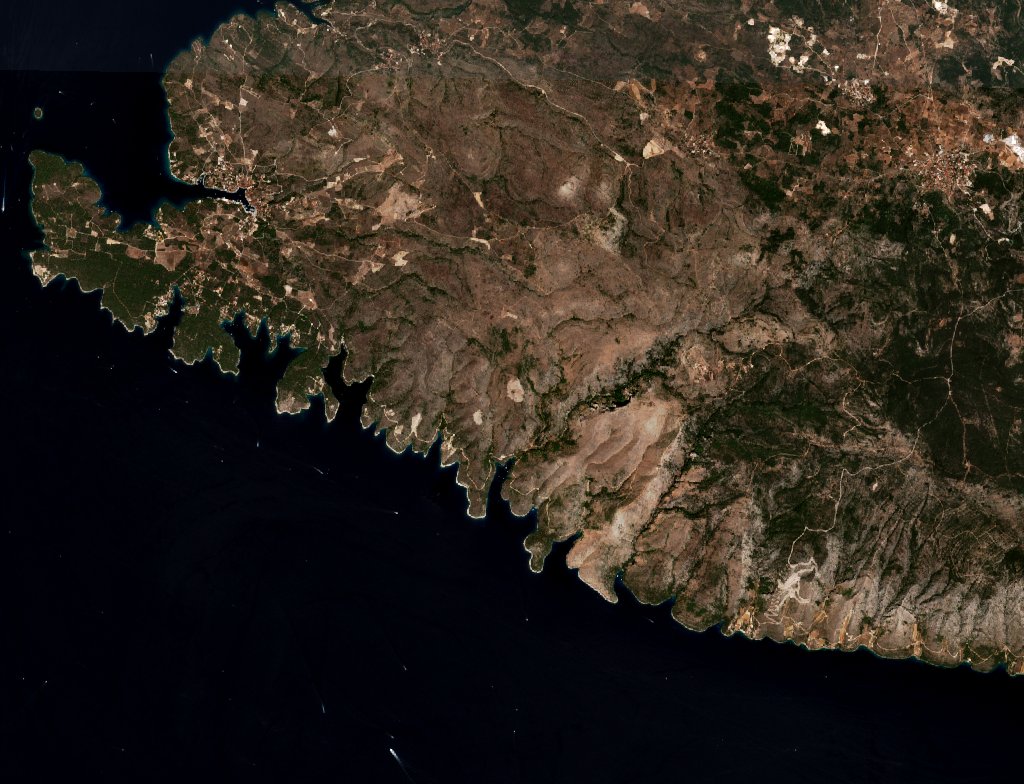 The area before the fire, August 24, 2026