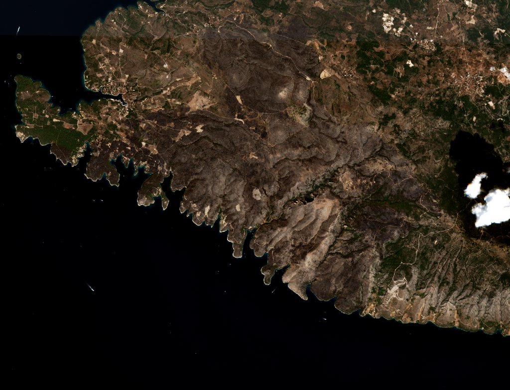 The area after the fire, September 20, 2026