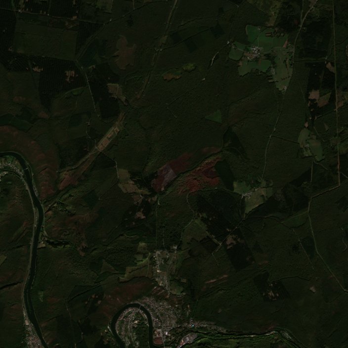 The area after the fire, September 25, 2026