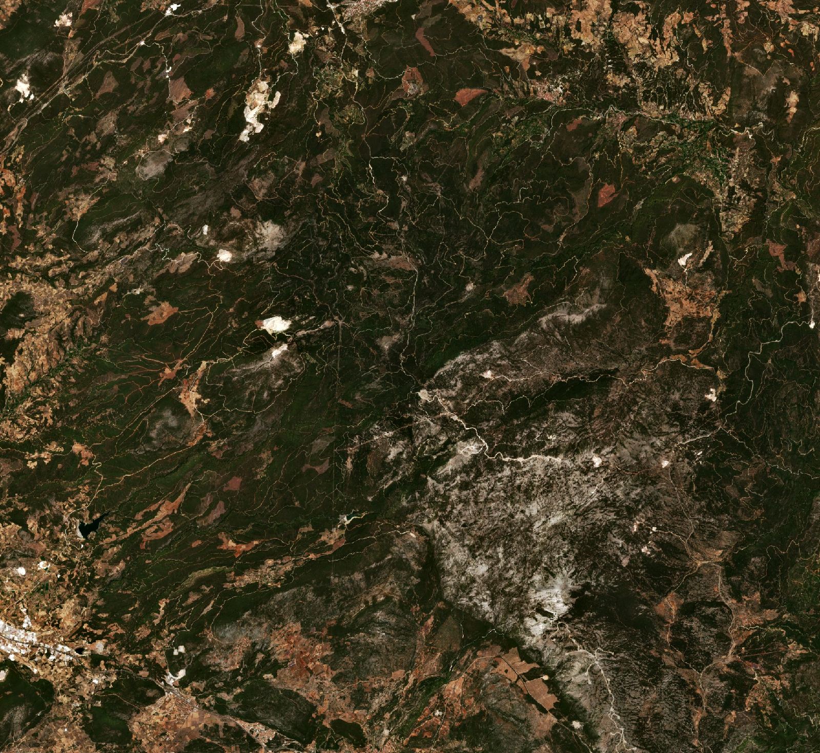 The area before the fire, July 28, 2021