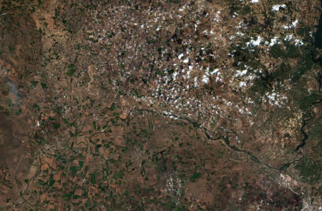 Satellite view near Mustafabeyli