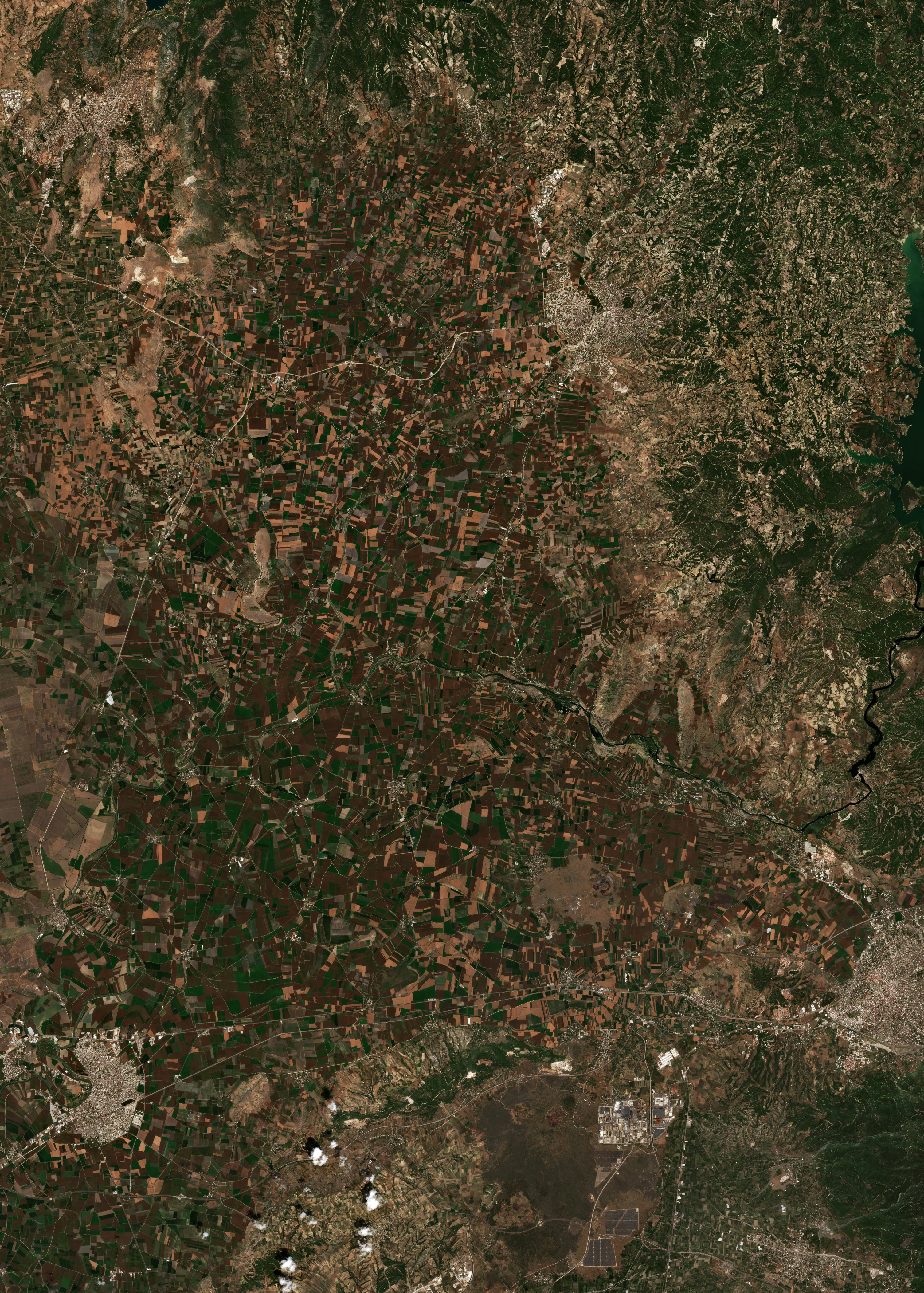 The area before the fire, August 22, 2026