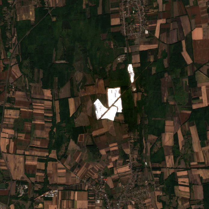 The area before the fire, September 30, 2026