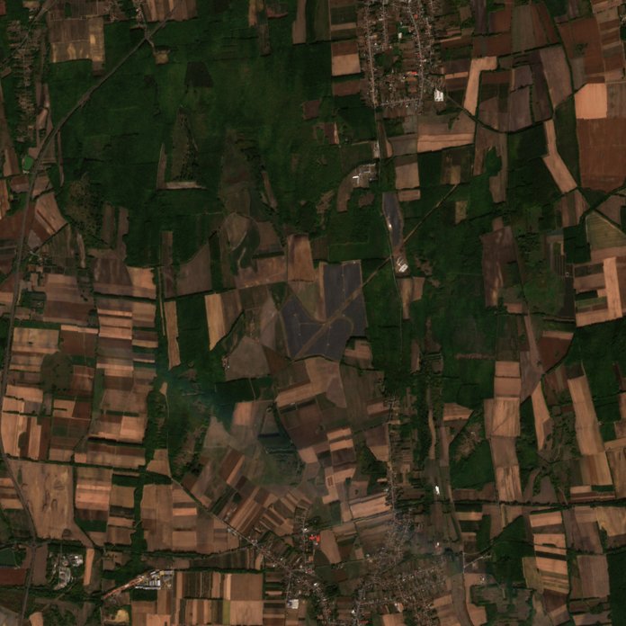 The area after the fire, October 4, 2026