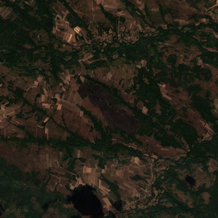 The area after the fire, September 27, 2026