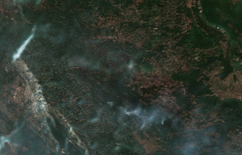 The area after the fire, September 5, 2026