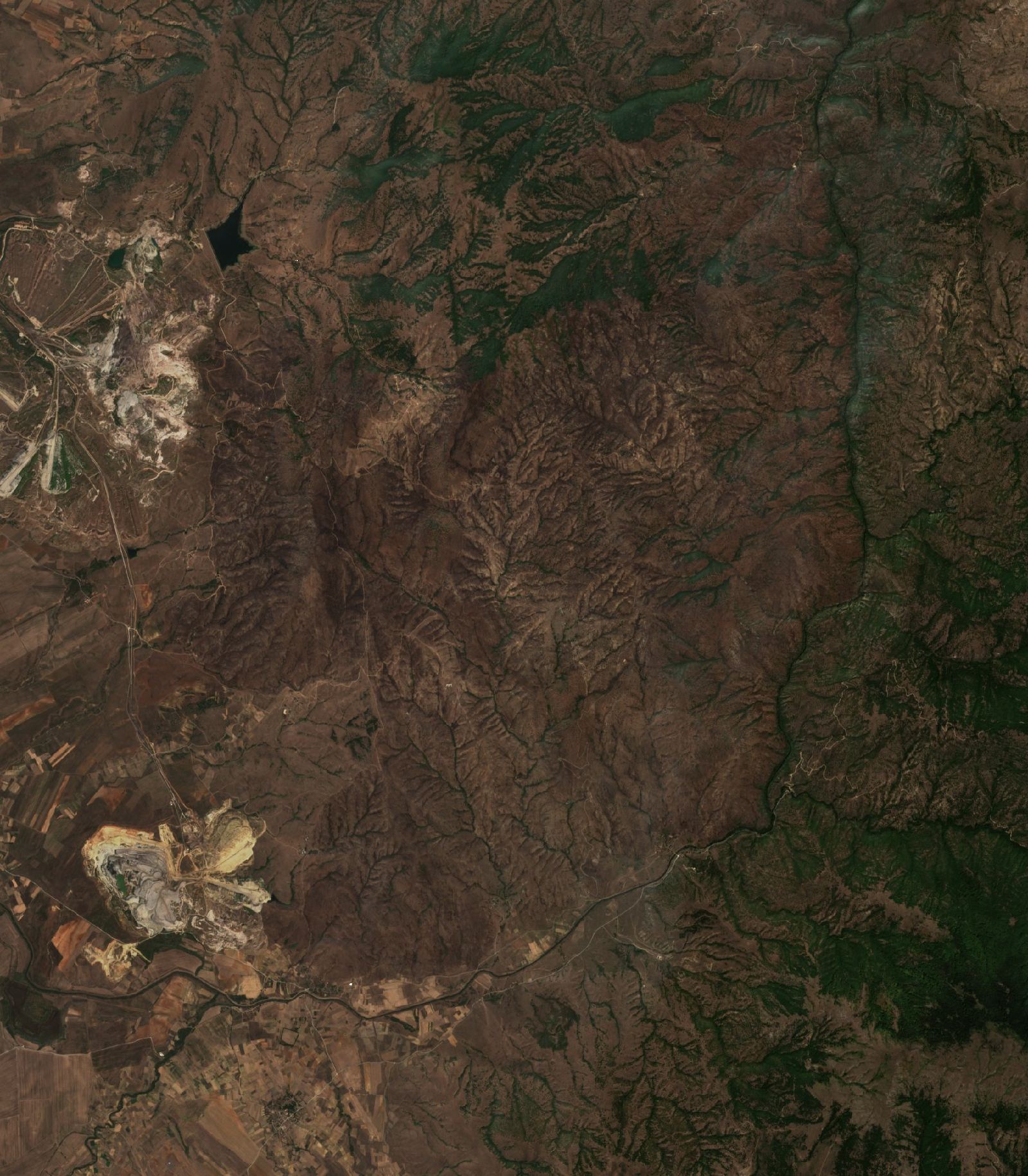 The area after the fire, September 2, 2024
