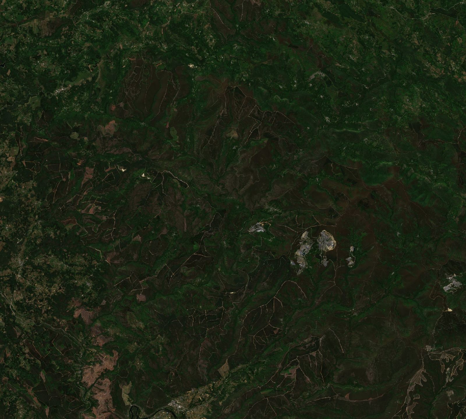 The area before the fire, June 28, 2022