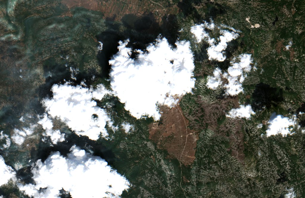 The area after the fire, August 26, 2026