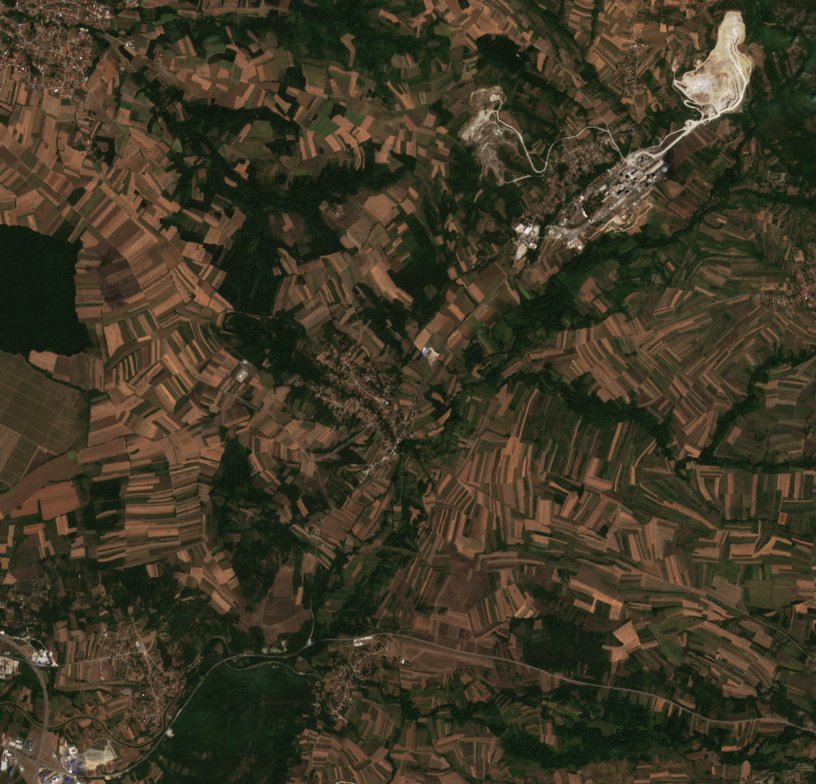 The area before the fire, August 15, 2026