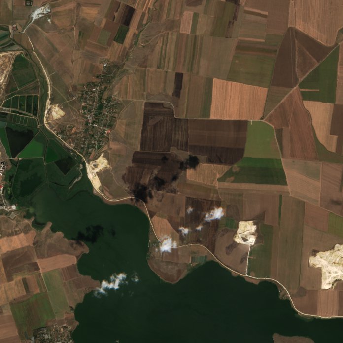 The area after the fire, August 16, 2026