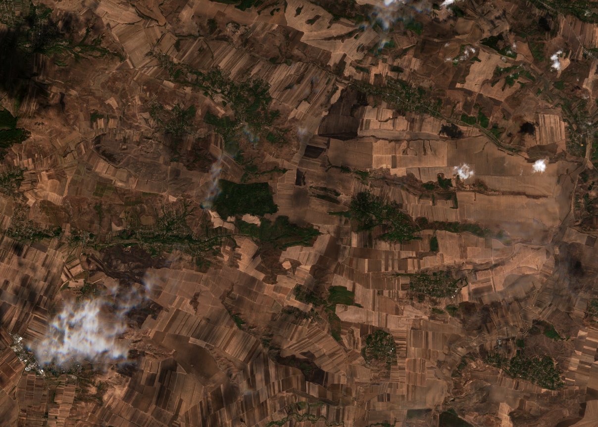 The area after the fire, October 14, 2026