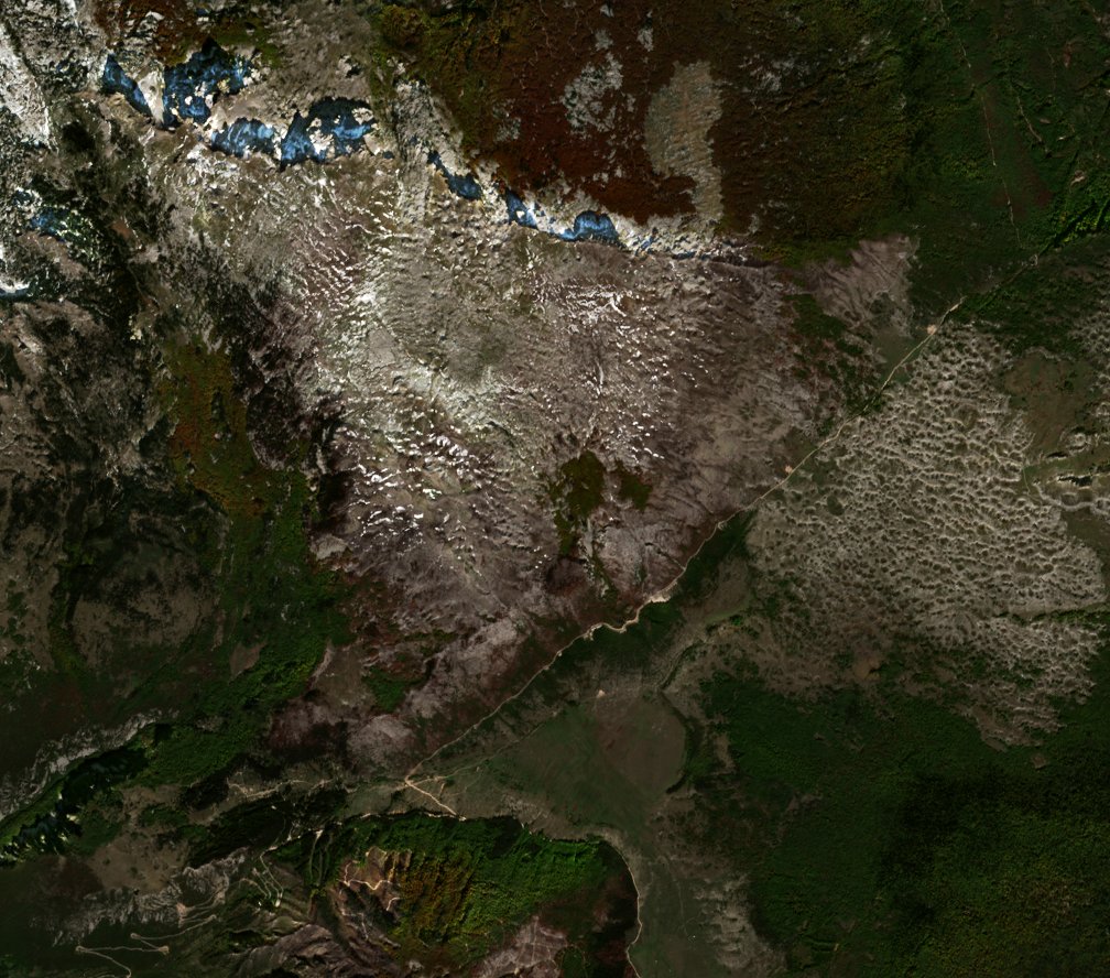 The area after the fire, October 12, 2017