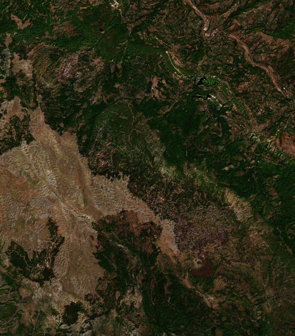 The area after the fire, September 14, 2026