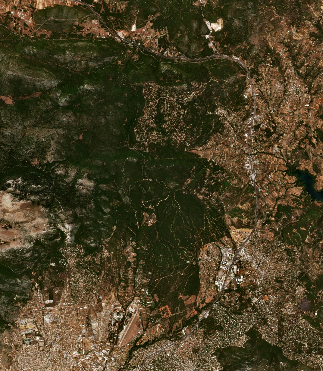 The burned area in 2021-ben