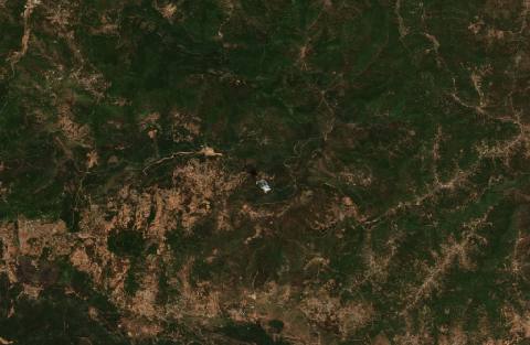 Satellite view near el hed, Algeria