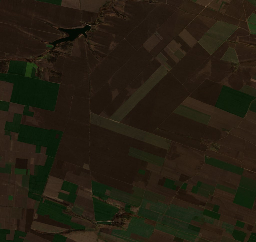 The burned area in 2015-ben