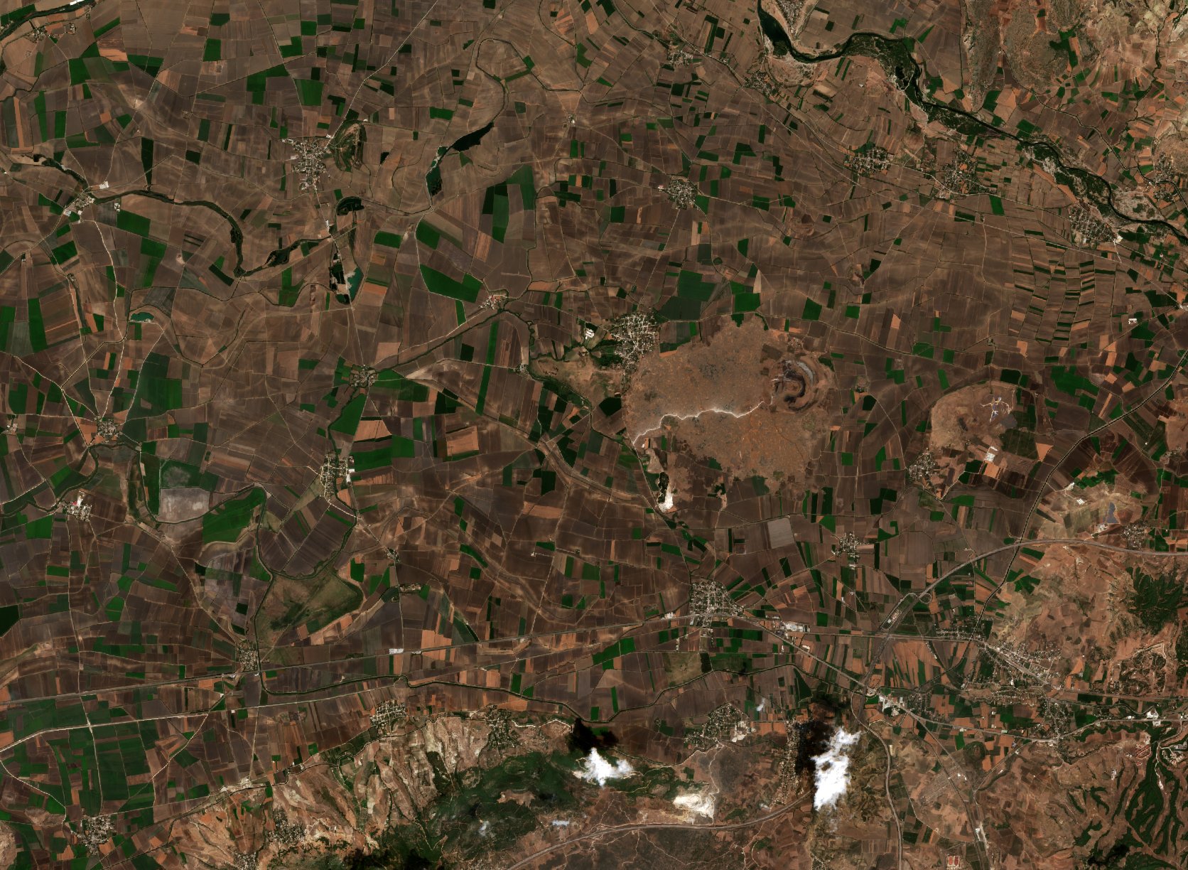 The burned area in 2018-ben