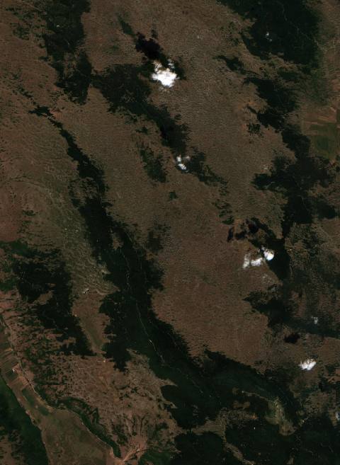 Satellite view near Novo Selo, Bosnia and Herzegovina