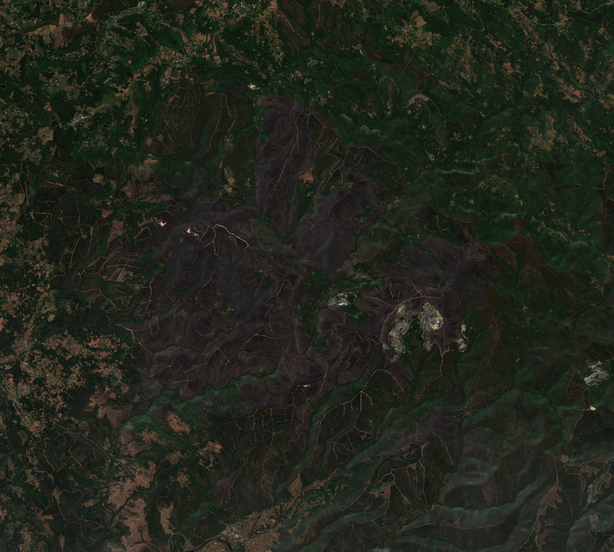The burned area in 2022-ben