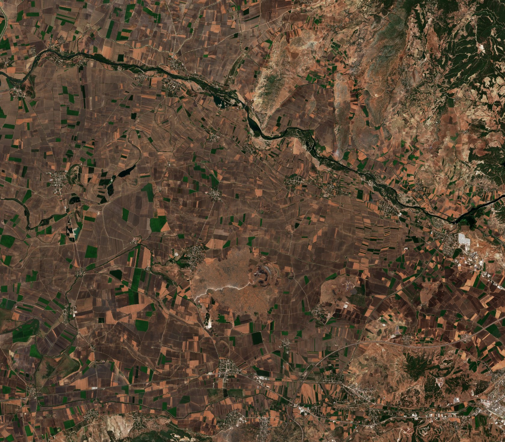 The burned area in 2017-ben