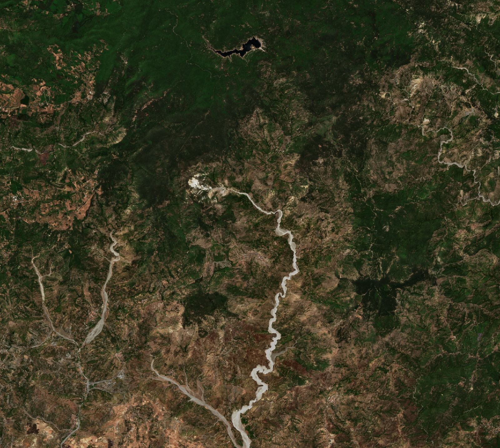 The area before the fire, July 8, 2021