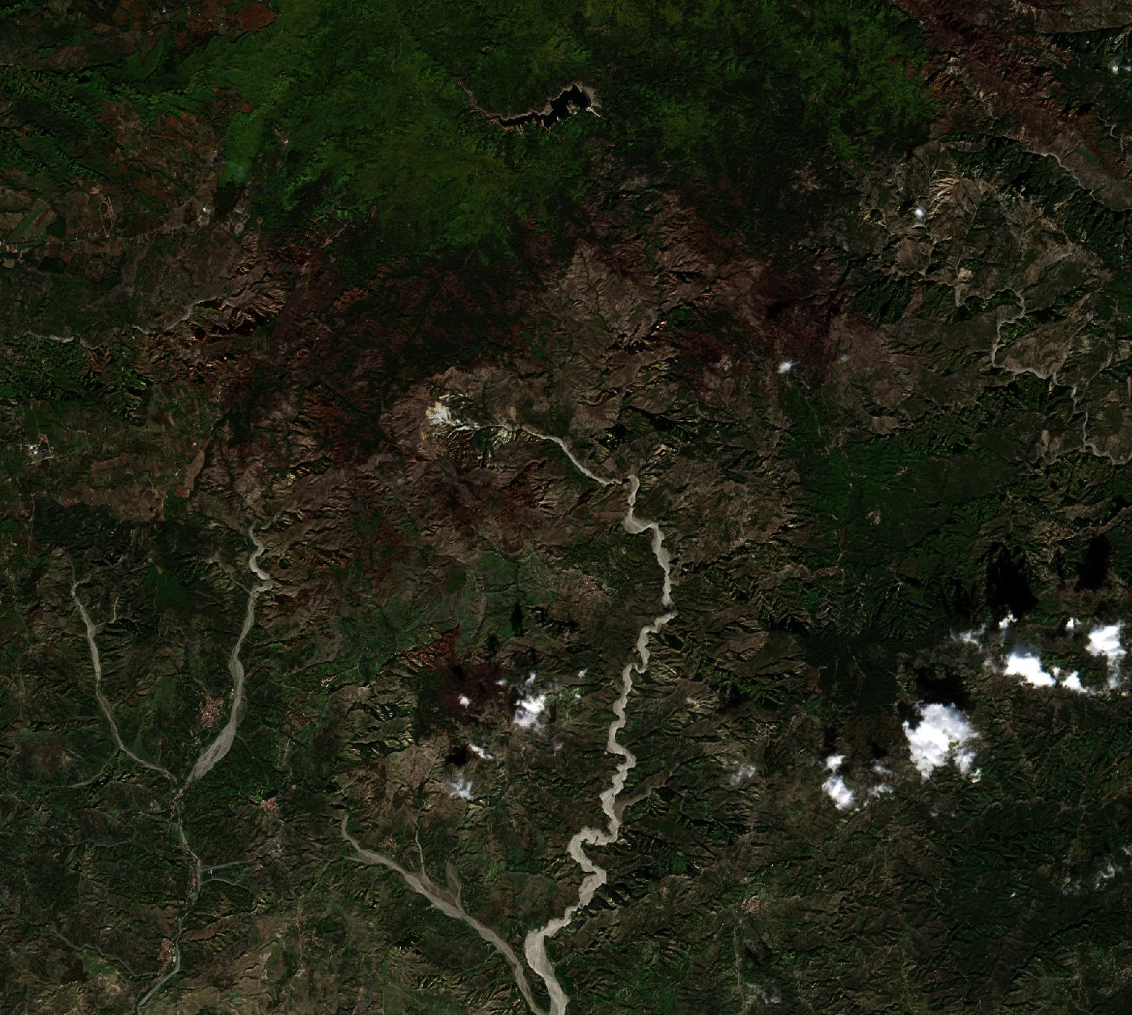 The area after the fire, October 21, 2021
